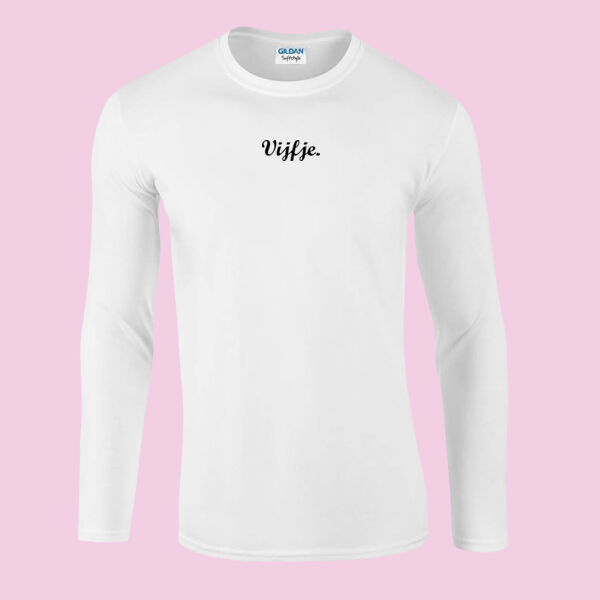 Casual Vijfje long sleeve X SPYKER wit Thumbnail