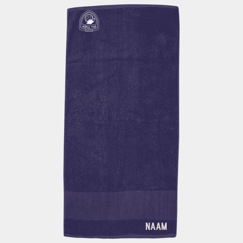 Vijfje handdoek navy Thumbnail